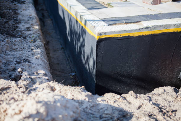 Residential Waterproofing installation at a Adelphi, OH home by SJ Waterproofing Pros